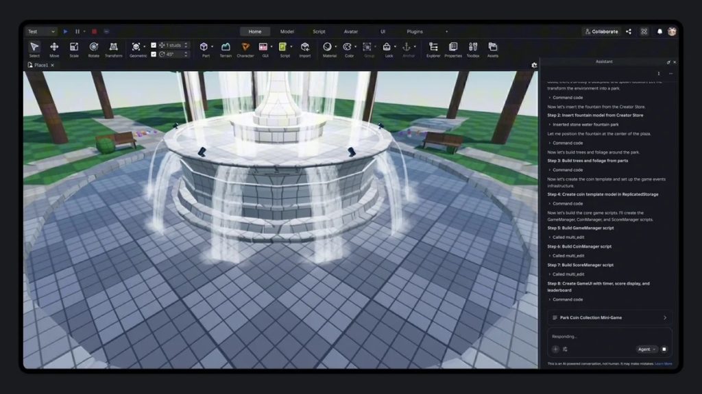 Roblox Studio integra IA Agéntica para desarrolladores - imagen destacada