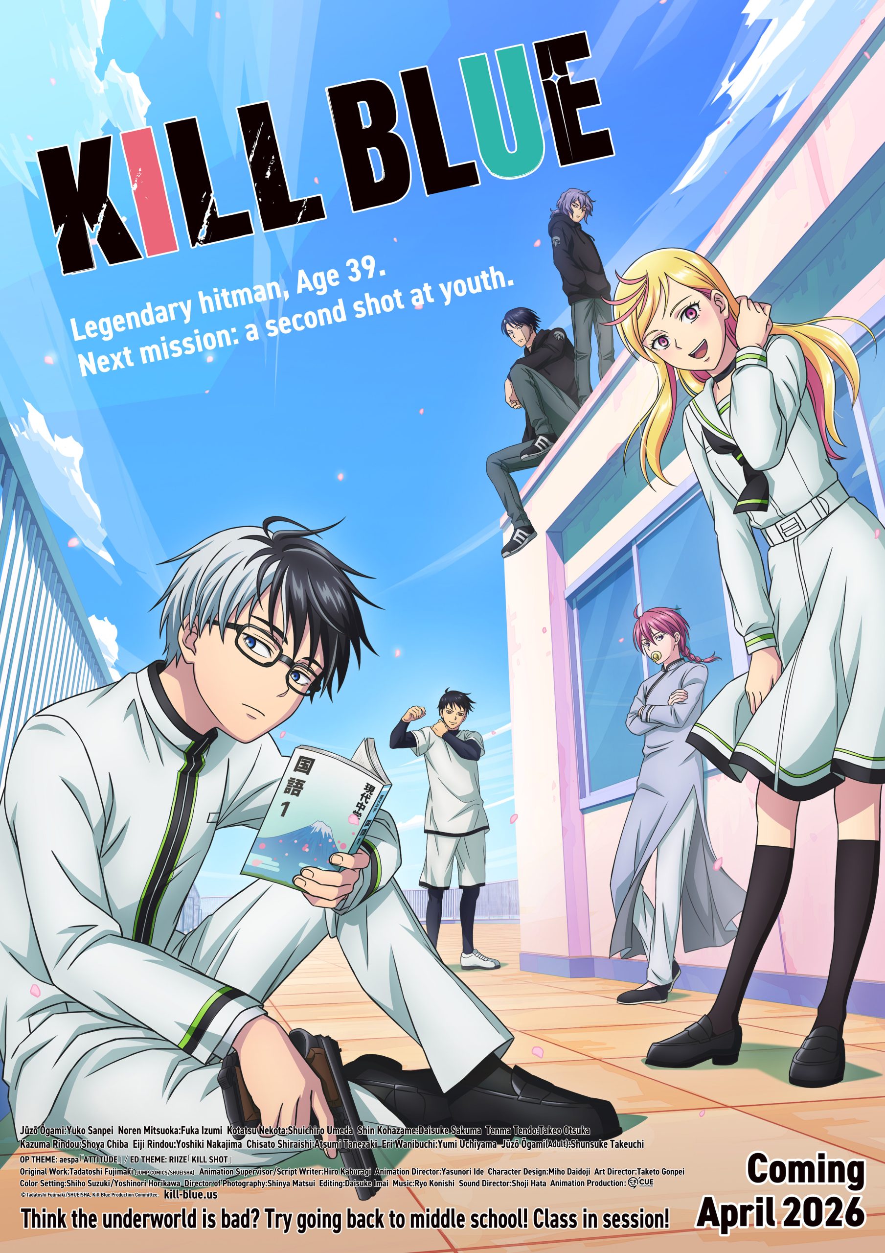 Apertura KILL BLUE - Trama y Equipo Principal del Anime