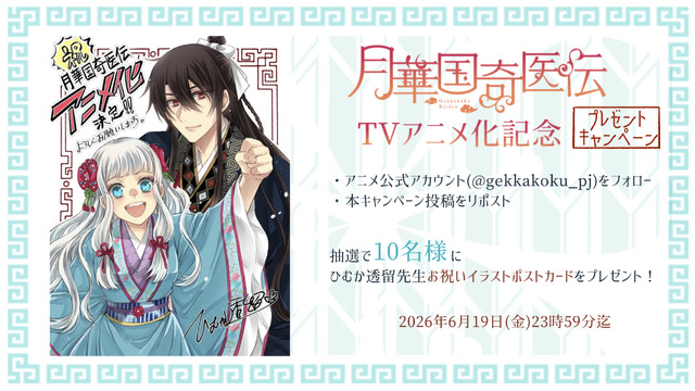 Anime Gekka Koku Kiiden - Anime Gekka Koku Kiiden: Equipo de Producción y Elenco Principal